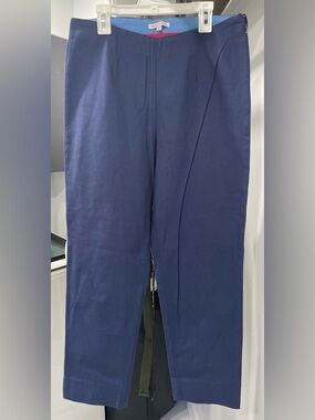 Frances Valentine Deep Navy Straight-Leg Chinos